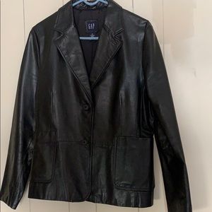 Classic Gap leather blazer Size 14